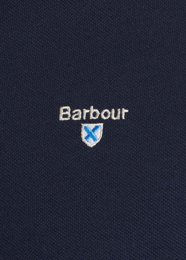Barbour Polo's Barbour tartan pique polo - new navy