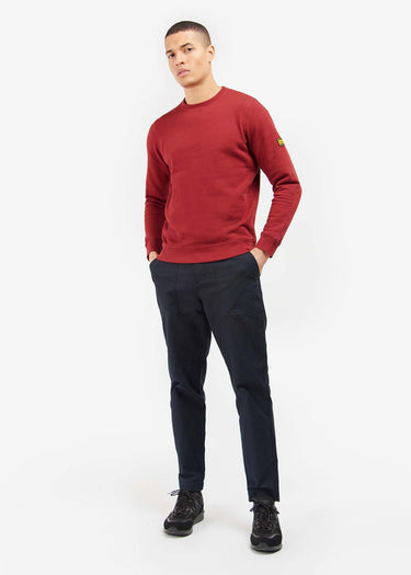 Barbour International Truien Badge sweat - wine