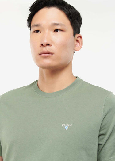 Barbour T-shirts Tartan sports tee - agave green