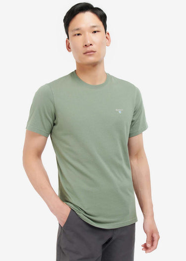 Barbour T-shirts Tartan sports tee - agave green