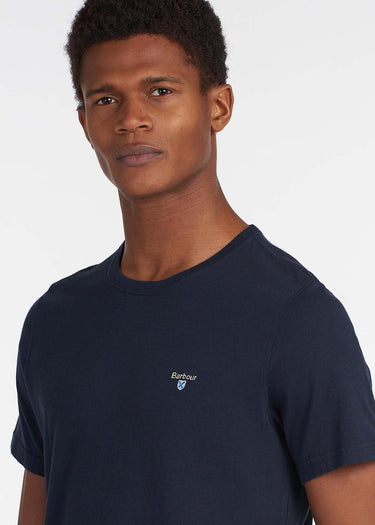 Barbour T-shirts Tartan sports tee - new navy