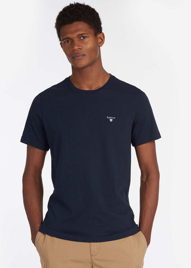 Barbour T-shirts Tartan sports tee - new navy