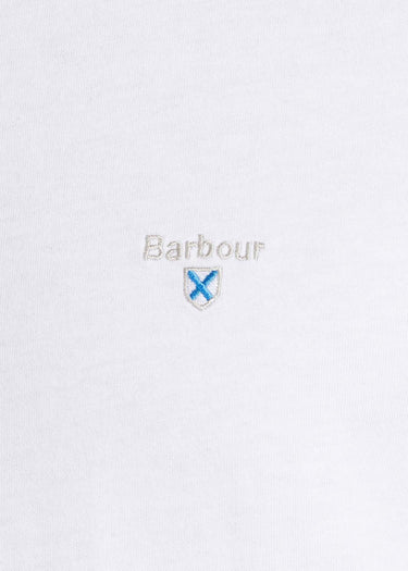 Barbour T-shirts Tartan sports tee - white