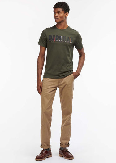 Barbour T-shirts Wallace tee - forest