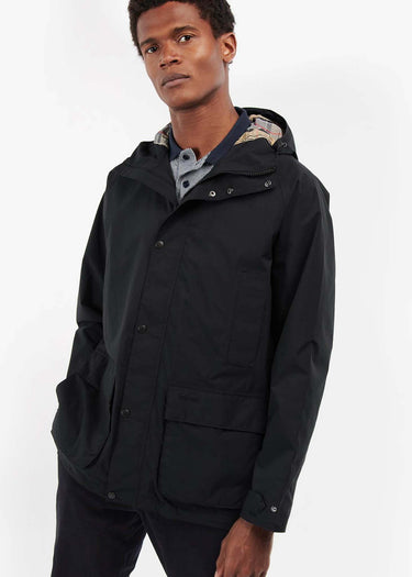 Barbour Jassen Waterproof hooded bedale - black dress