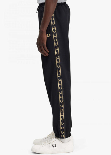 Fred Perry Joggingbroeken Seasonal taped track pant - black gold