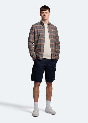 Lyle & Scott T-shirts Crest tipped t-shirt - cove