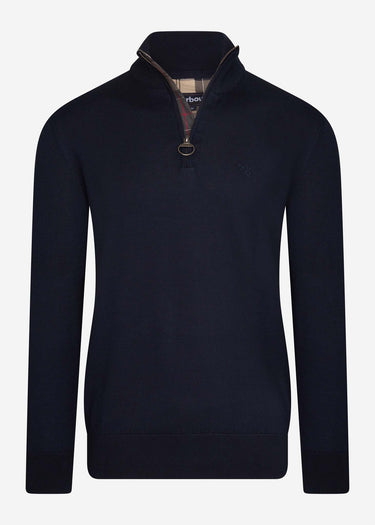 Barbour Truien Tain half zip - navy