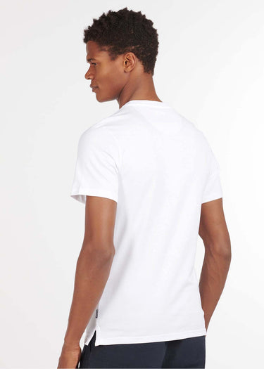 Barbour T-shirts Durness pocket tee - white