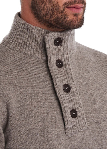 Barbour Truien Patch half zip - stone