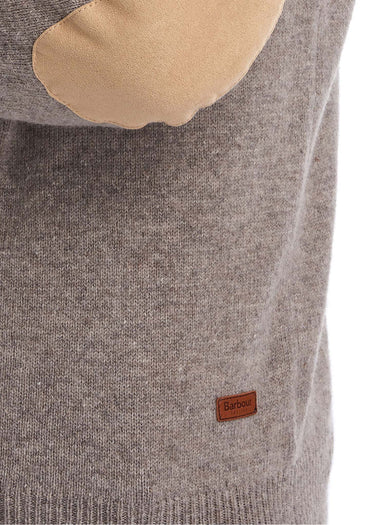 Barbour Truien Patch half zip - stone