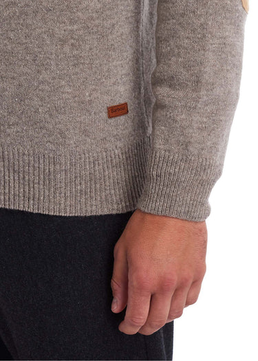Barbour Truien Patch half zip - stone