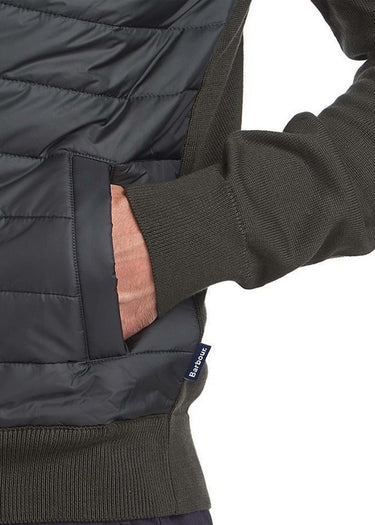 Barbour Vesten Carn baffle zip thru - forest