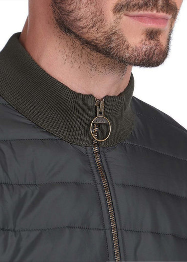 Barbour Vesten Carn baffle zip thru - forest