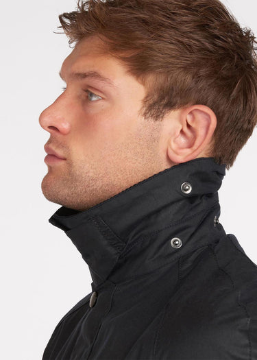 Barbour Jassen Ashby wax jacket - navy