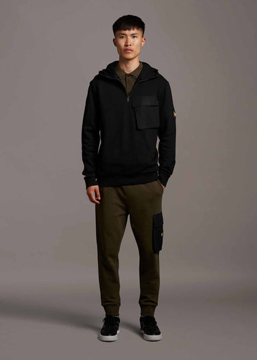 Lyle & Scott Hoodies Pocket hoodie - jet black