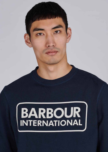 Barbour International Truien Large logo sweat - navy