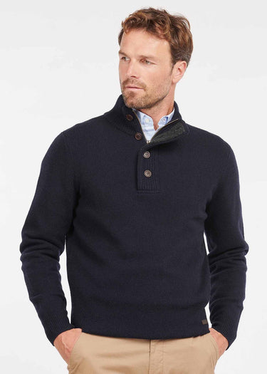 Barbour Truien Patch half zip - navy