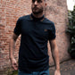 Fred Perry Polo's  Twin tipped fred perry shirt - navy dark caramel 