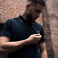 Fred Perry Polo's  Twin tipped fred perry shirt - navy dark caramel 