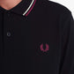 Fred Perry Polo's  Twin tipped fred perry shirt - navy ecru tawny port 