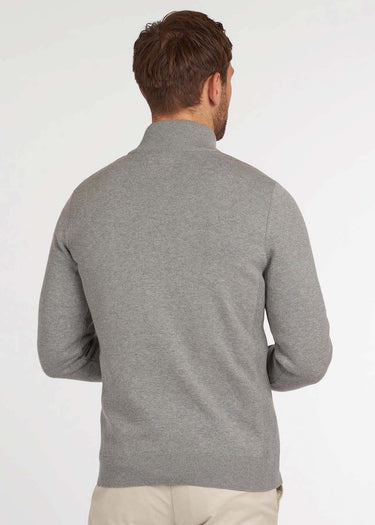 Barbour Truien Cotton half zip - grey marl