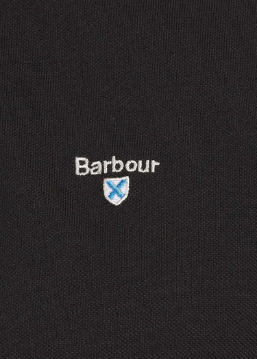 Barbour Polo's Barbour tartan pique polo - black
