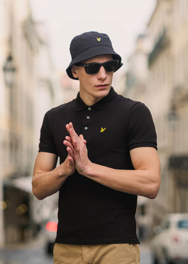 Lyle & Scott Petten Bucket hat - jet black