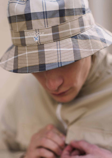 Barbour Bucket Hats Tartan bucket hat - amble sand