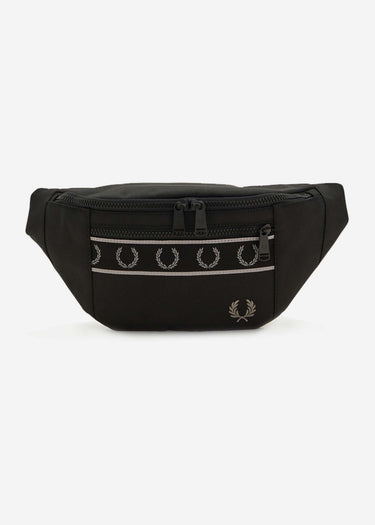 Fred Perry Bags Contrast tape crossbody bag - black