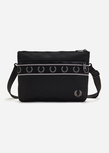 Fred Perry Taschen Contrast tape sacoche bag - black