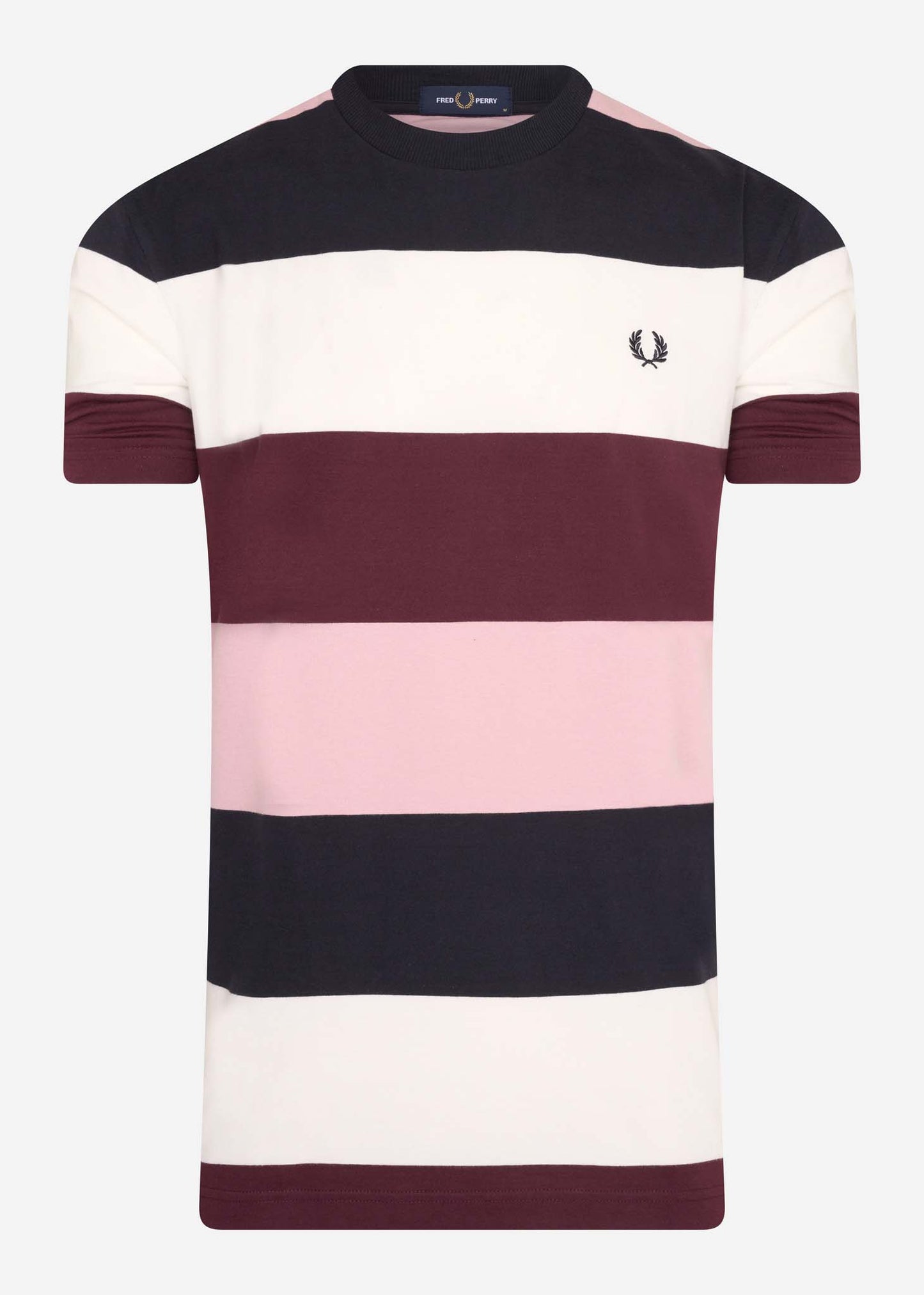 Fred Perry T-shirts  Bold stripe t-shirt - snow white 