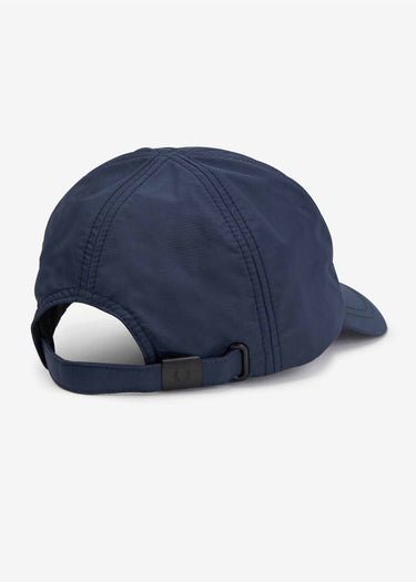 Fred Perry Petten Circle branded ripstop cap - navy