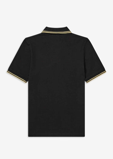 Fred Perry Polo's Twin tipped fred perry shirt - black champagne