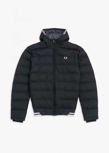 Fred Perry Jassen Hooded insulated jacket - black