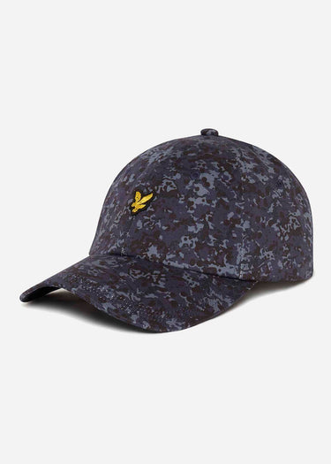 Lyle & Scott Petten Baseball cap - navy earth print