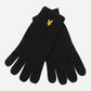 Lyle & Scott Handschoenen  Racked rib gloves - true black 