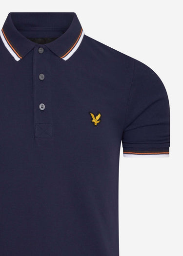 Lyle & Scott Polo's Tipped polo - navy white
