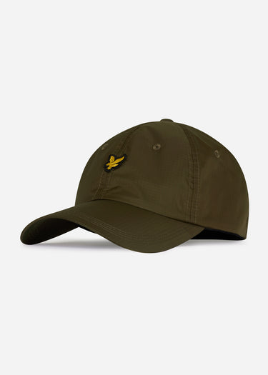 Lyle & Scott Petten Ripstop cap - trek green