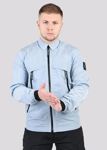 Marshall Artist Overshirts Molecular kita overshirt - faded sky