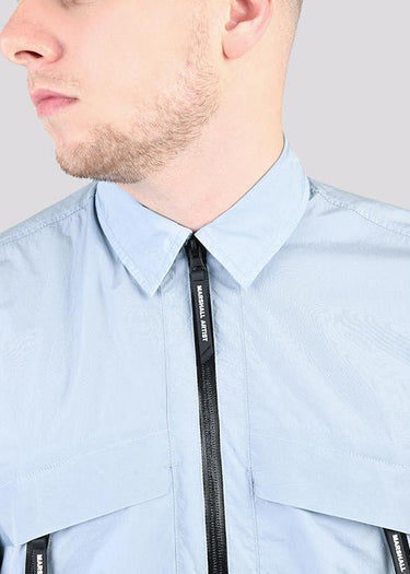 Marshall Artist Overshirts Molecular kita overshirt - faded sky