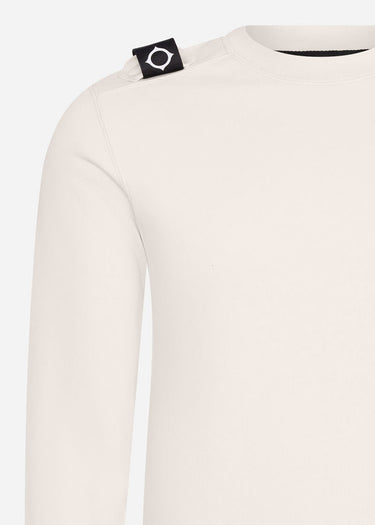 MA.Strum Truien Core crew sweat - aluminium