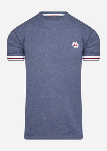 Peaceful Hooligan T-shirts Tipped t-shirt - navy