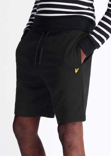 Lyle & Scott Korte Broeken Sweat short - jet black