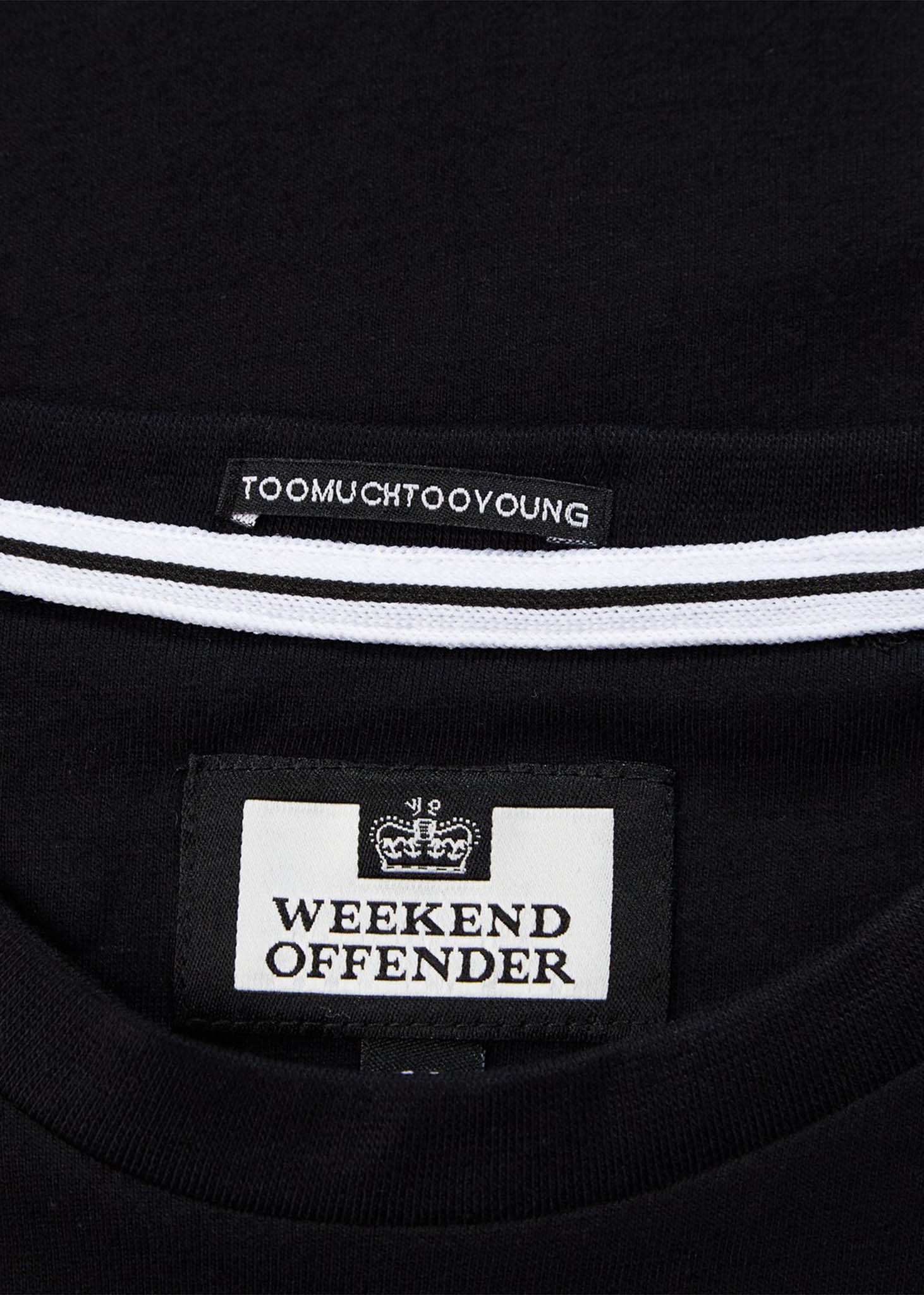 Weekend Offender T-shirts  Leo gregory tee - black 