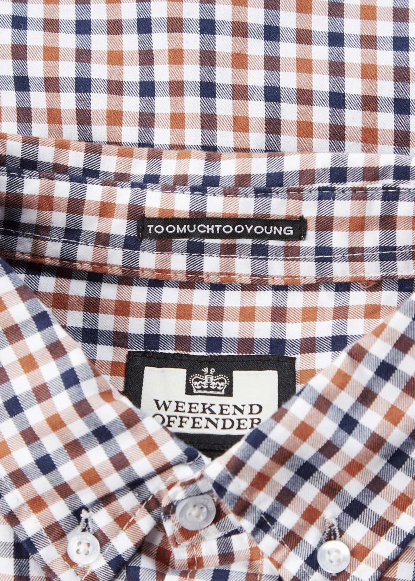 Weekend Offender Overhemden  Check shirt - Woody check 