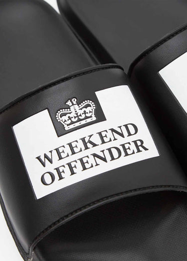 Weekend Offender Slippers La piscine - black