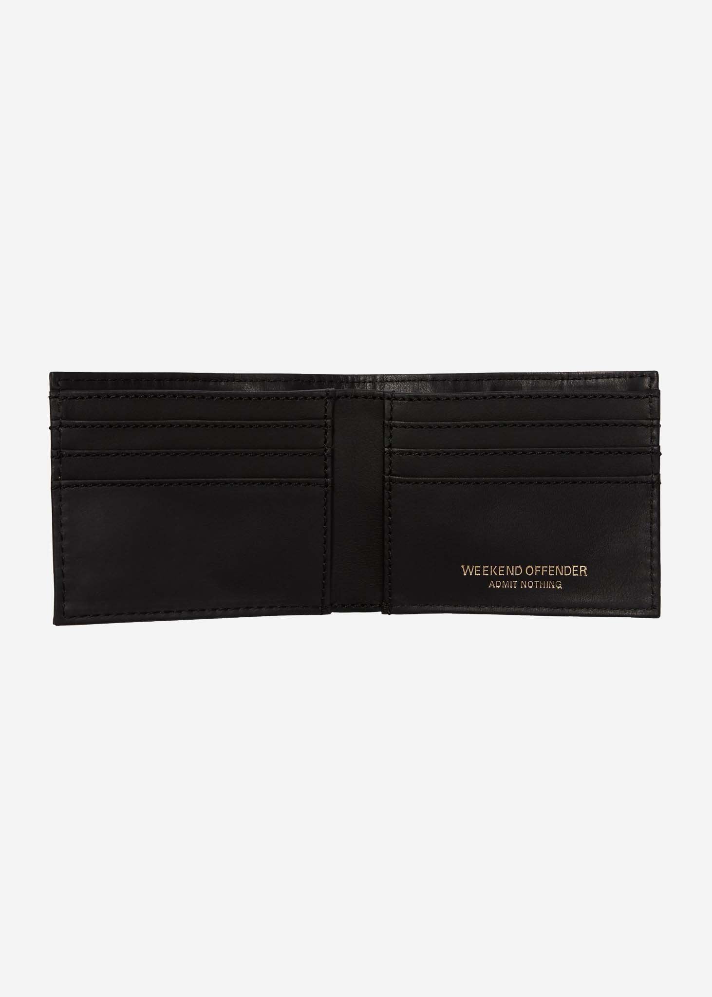 Weekend Offender Accessoires  Leather wallet - black 