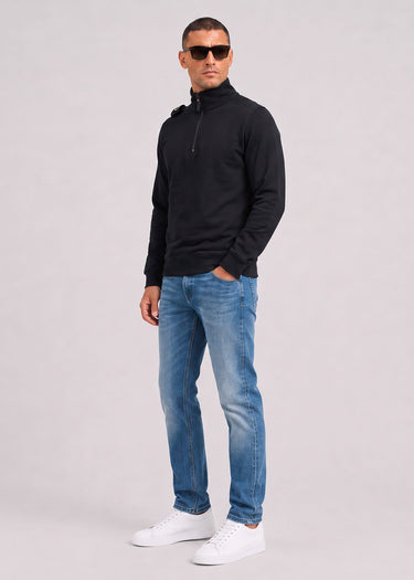 Mastrum Truien Training quarter zip sweatshirt - black