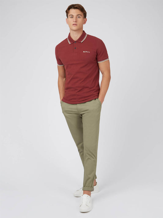 Ben Sherman Polo's  Signature polo - maroon 